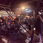 30.11.2019 Maleniec. Wprowadzenie w ruch wielkiego drewnianego koła wodnego / Magdalena Galas-Klusek / Radio Kielce