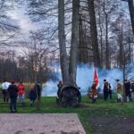 30.11.2019 Maleniec. Wprowadzenie w ruch wielkiego drewnianego koła wodnego / Magdalena Galas-Klusek / Radio Kielce