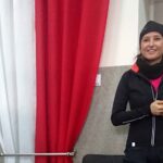 06.11.2019 Mstyczów. Wizyta Miłki Raulin. Na zdjęciu: Miłka Raulin / Ewa Pociejowska-Gawęda / Radio Kielce