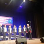 23.11.2019 Jędrzejów. VIII Jędrzejowskie Spotkania Chóralne. Na zdjęciu Grupa Artystyczna „Golica” z Masłowa pod dyrekcją Magdaleny Wilczyńskiej / Ewa Pociejowska-Gawęda / Radio Kielce