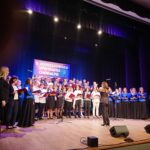 23.11.2019 Jędrzejów. VIII Jędrzejowskie Spotkania Chóralne. Chór Akademicki Politechniki Świętokrzyskiej w Kielcach, Grupa Artystyczna „Golica” z Masłowa i Jędrzejowski Chór Miejski / Ewa Pociejowska-Gawęda / Radio Kielce