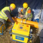 07.11.2019. Piekoszów. Rozpoczęcie budowy 16-kilometrowego odcinka sieci gazowej z Małogoszcza / Wiktor Dziarmaga / Radio Kielce