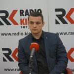 24.11.2019 Kielce. Studio Polityczne. Na zdjęciu: Dawid Kurowski – Konfederacja / Aneta Cielibała-Gil / Radio Kielce