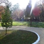 12.11.2019. Nagłowice. Park przy Dworku Mikołaja Reja / Ewa Pociejowska-Gawęda / Radio Kielce