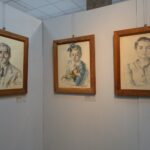 09.11.2019. Jędrzejów. Wystawa "Muzy pośród oręża. Artyści tworzący w domu Przypkowskich w Jędrzejowie w latach II wojny światowej" / Ewa Pociejowska-Gawęda / Radio Kielce