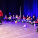 19.11.2019 Jędrzejów. XV jubileuszowy przegląd szkolnych inscenizacji teatralnych poświęconych problematyce uzależnień pt. „Dziękuję, NIE...”. / Ewa Pociejowska-Gawęda / Radio Kielce