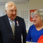 25.11.2019. Jędrzejów. Złote Gody. Na zdjęciu: Jan Basiów i Teresa Basiów / Ewa Pociejowska-Gawęda / Radio Kielce