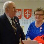 25.11.2019. Jędrzejów. Złote Gody. Na zdjęciu (od lewej): Władysław Słoma i Janina Słoma / Ewa Pociejowska-Gawęda / Radio Kielce