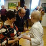 25.11.2019. Jędrzejów. Złote Gody. Na zdjęciu (od lewej): Krystyna Stanek i Jan Stanek / Ewa Pociejowska-Gawęda / Radio Kielce