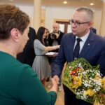 19.11.2019. Kielce. Wręczenia medali za długoletnie pożycie małżeńskie. Na zdjęciu: Arkadiusz Kubiec - wiceprezydent Kielc / Piotr Kwaśniewski / Radio Kielce