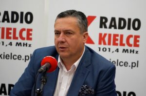 03.11.2019 Kielce. Studio Polityczne. Grzegorz Gałuszka - PSL-KP / Karol Żak / Radio Kielce