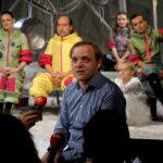 05.11.2019. Kielce. Konferencja prasowa przed premierą spektaklu „Trala Tralalińscy" w Teatrze Lalki i Aktora „Kubuś". Na zdjęciu: Robert Drobniuch - dyrektor Teatru Lalki i Aktora  „Kubuś" / Piotr Kwaśniewski / Radio Kielce