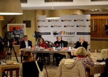 05.11.2019. Kielce. Konferencja na temat Festiwalu Form Dokumentalnych NURT / Piotr Kwaśniewski / Radio Kielce