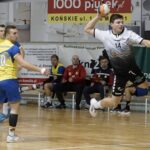 23.11.2019. Końskie. 9. kolejka I ligi piłkarzy ręcznych: KSSPR Końskie - AZS UJK Kielce / Kamil Król / Radio Kielce