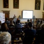 26.11.2019. Kielce. II Ogólnopolska Konferencja Naukowa "Muzykoterapia". Przemawia: Robert Kotowski - dyrektor Muzeum Narodowego w Kielcach / Piotr Kwaśniewski / Radio Kielce