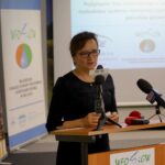 26.11.2019. Kielce. Podpisanie listu intencyjnego o współpracy dotyczącej rozbudowy systemu centralnej ciepłej wody oraz likwidacji piecyków gazowych. Na zdjęciu: Agata Wojtyszek - poseł PiS / Piotr Kwaśniewski / Radio Kielce