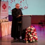 28.11.2019. Kielce. Obchody 30-lecia kieleckiej Caritas. Gala jubileuszowa. Na zdjęciu: ks. Stanisław Słowik - dyrektor Caritas diecezji kieleckiej / Piotr Kwaśniewski / Radio Kielce