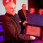 28.11.2019. Kielce. Obchody 30-lecia kieleckiej Caritas. Gala jubileuszowa. Na zdjęciu: ks. Stanisław Słowik - dyrektor Caritas diecezji kieleckiej / Piotr Kwaśniewski / Radio Kielce