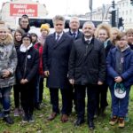 29.11.2019. Kielce. 189. rocznica wybuchu powstania listopadowego. Na zdjęciu (w środku): Krzysztof Słoń - senator PiS i Kazimierz Mądzik - świętokrzyski kurator oświaty / Piotr Kwaśniewski / Radio Kielce