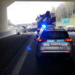 07.11.2019. Wiśniówka. Wypadek na drodze ekspresowej S7 / Piotr Kwaśniewski / Radio Kielce