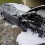 07.11.2019. Wiśniówka. Wypadek na drodze ekspresowej S7 / Piotr Kwaśniewski / Radio Kielce