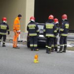 07.11.2019. Wiśniówka. Wypadek na drodze ekspresowej S7 / Piotr Kwaśniewski / Radio Kielce