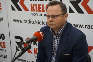 10.11.2019 Kielce. Studio Polityczne Radia Kielce. Na zdjęciu Andrzej Szejna - SLD / Aneta Cielibała-Gil / Radio Kielce
