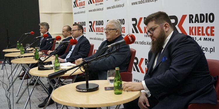 17.11.2019. Studio Polityczne Radia Kielce / Robert Felczak / Radio Kielce