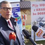 19.11.2019. Kowala. Konferencja władz gminy i prezesa Wodociągów Kieleckich. Na zdjęciu: Henryk Milcarz - prezes Wodociągów Kieleckich / Wiktor Dziarmaga / Radio Kielce