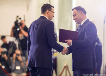 Premier Mateusz Morawiecki i prezydent RP Andrzej Duda / Krzysztof Sitkowski / KPRP