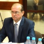 20.11.2019 Bałtów. Ostatnia sesja rady gminy przed referendum ws. jej odwołania. Na zdjęciu Henryk Cichocki - radny Przyjazna Gmina Bałtów / Emilia Sitarska / Radio Kielce