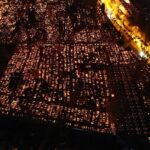 01.11.2019. Kielce. Cmentarz Stary nocą / Jarosław Kubalski / Radio Kielce