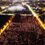 01.11.2019. Kielce. Cmentarz Stary nocą / Jarosław Kubalski / Radio Kielce