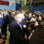 14.11.2019  Kazimierza Wielka. Wizyta prezydenta RP Andrzeja Dudy / Jarosław Kubalski / Radio Kielce