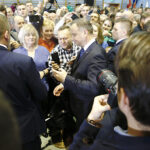 14.11.2019  Kazimierza Wielka. Wizyta prezydenta RP Andrzeja Dudy / Jarosław Kubalski / Radio Kielce