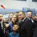 14.11.2019  Kazimierza Wielka. Wizyta prezydenta RP Andrzeja Dudy / Jarosław Kubalski / Radio Kielce