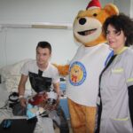 27.11.2019. Kielce. Dzieci z oddziału onkohematologicznego otrzymały pluszowe maskotki / Krzysztof Bujnowicz / Radio Kielce