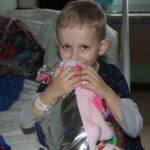 27.11.2019. Kielce. Dzieci z oddziału onkohematologicznego otrzymały pluszowe maskotki / Krzysztof Bujnowicz / Radio Kielce