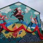 11.11.2019 Pacanów. Odsłonięcie pierwszego bajkowo-patriotycznego muralu / Marta Gajda / Radio Kielce