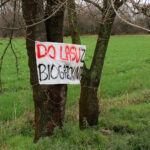 14.11.2019. Sielec Biskupi. Protest przeciwko planom budowy biogazowni / Marta Gajda / Radio Kielce