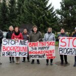 Sielec Biskupi. Protest przeciwko budowie biogazowni / Marta Gajda / Radio Kielce