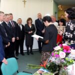 26.11.2019 Pińczów. Uroczysta sesja rady powiatu. Pożegnanie Zbigniewa Koniusza, który został wojewodą świętokrzyskim / Marta Gajda / Radio Kielce