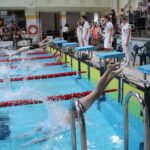 30.11.2019. Busko-Zdrój. Obchody 15-lecia MUKS UNIA połączone z Ogólnopolskimi Zawodami Pływackimi o Puchar Starosty Buskiego / Marta Gajda / Radio Kielce