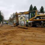 04.11.2019. Kielce. Przedłuża się remont ulic Starodomaszowskiej i Niskiej / Piotr Kwaśniewski / Radio Kielce