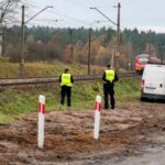 06.11.2019. Goleniawy. Wypadek na torach / Piotr Kwaśniewski / Radio Kielce