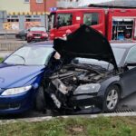 13.11.2019. Kielce. Wypadek na skrzyżowaniu ulic Wrzosowej ze Świerkową / Jarosław Kruk / słuchacz Radia Kielce