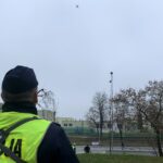 25.11.2019 Kielce. Akcja policji z wykorzystaniem dronów / Monika Miller / Radio Kielce