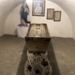 02.11.2019 Sandomierz. Szczątki Teresy Izabeli Morsztynównej w podziemiach kościoła św. Józefa / Grażyna Szlęzak-Wójcik / Radio Kielce