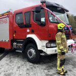 08.11.2019 Złota. Przekazanie nowego wozu dla OSP w Złotej / Grażyna Szlęzak-Wójcik / Radio Kielce