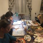 23.11.2019 Sandomierz. Warsztaty pisania ikon / Grażyna Szlęzak-Wójcik / Radio Kielce